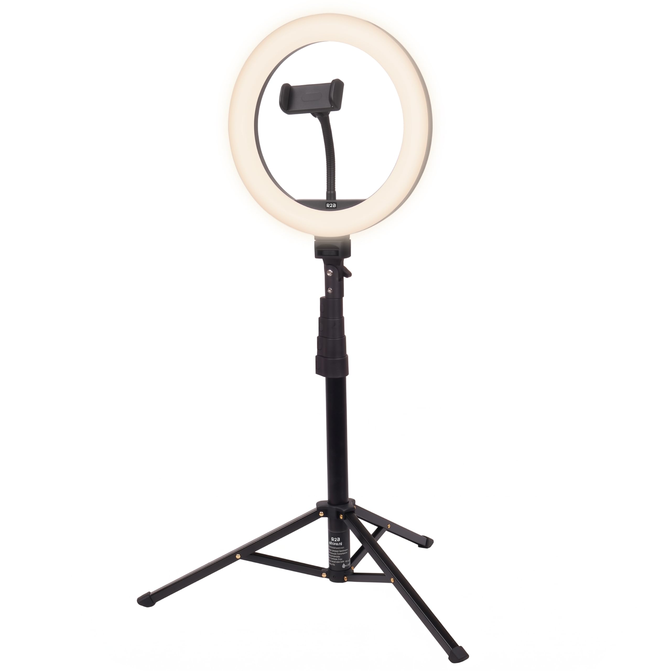 10-inch LED Desktop Ringlamp met Telefoonhouder