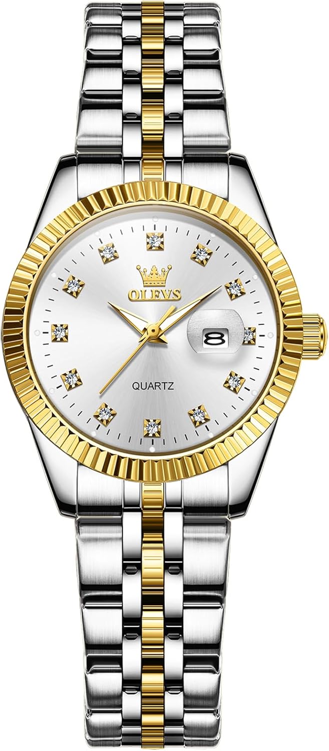 Women’s Casual Stainless Steel Watch, Small Wrist Simple