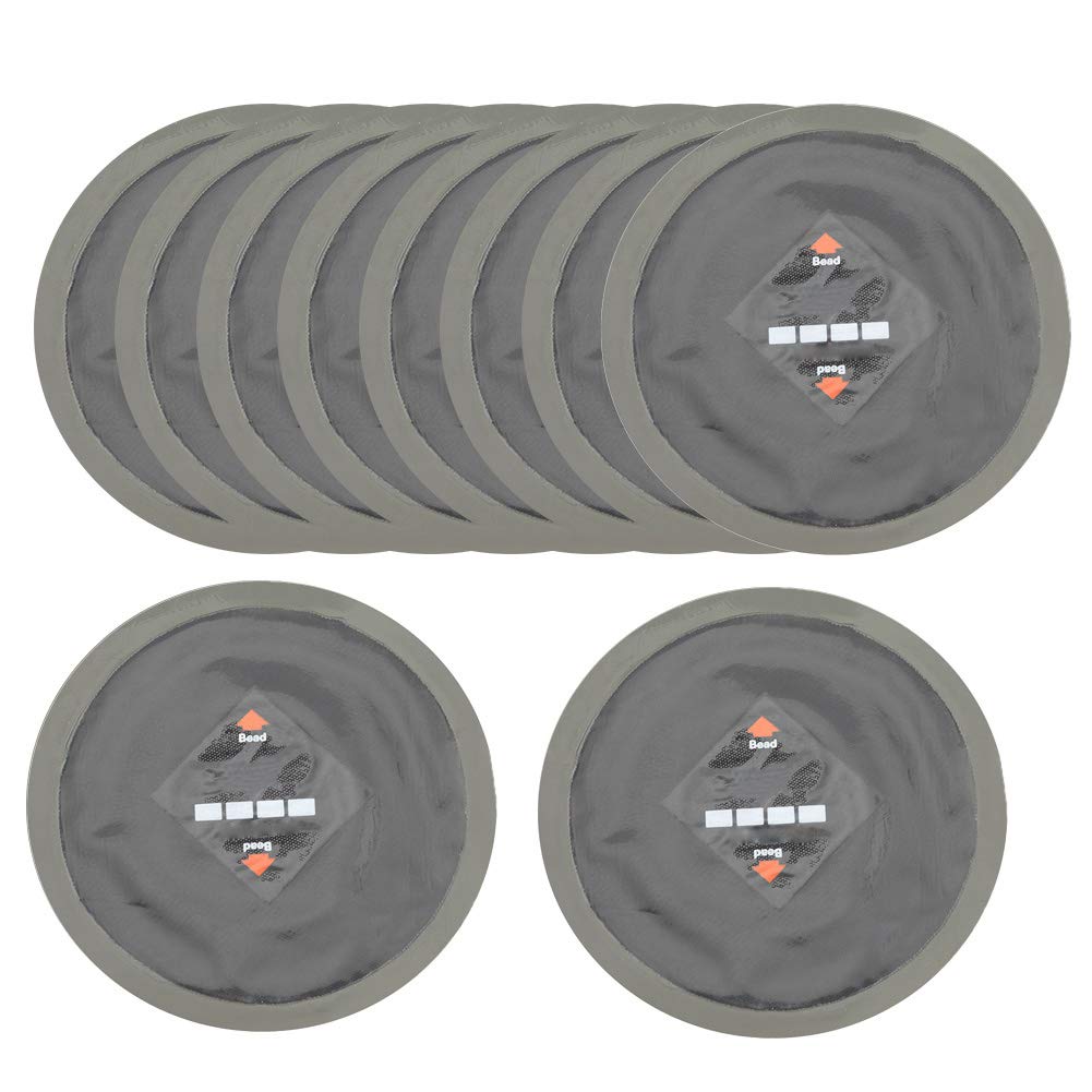 Cocoarm 10 Piezas de Neumáticos para Automóviles Reparación de Pinchazos de Goma Mochilas Frías sin Tubo, Kit de Parche de Neumáticos Universales de con Operación Profesional Fácil,