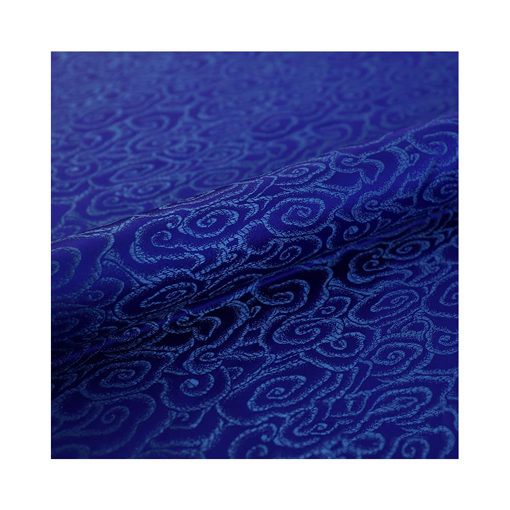 Goonsds D Brocade Silk Fabric Beauty Amask Cloth For Ress Flower Material For Iy 75Cmx50cm,