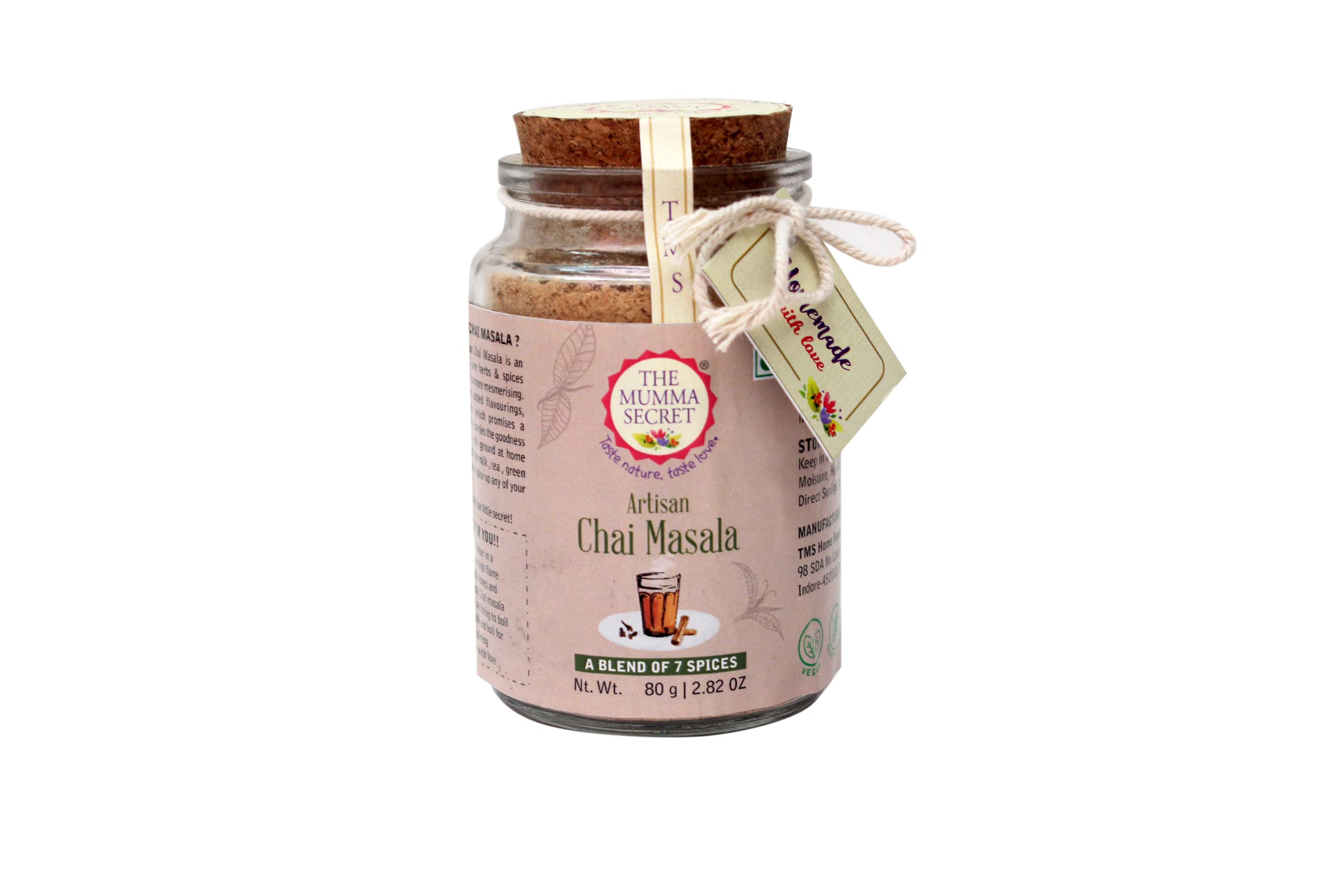 The Mumma Secret Chai Masala Artisan Indian Tea Powder Masala Chai Masala Spiced Chai Powder - To Give You the Perfect with Instant Masala Spice Chai Tea Drink (Glass Jar, 80 Gram) (B09YNL9RWR) Amazon Price History, Amazon Price Tracker
