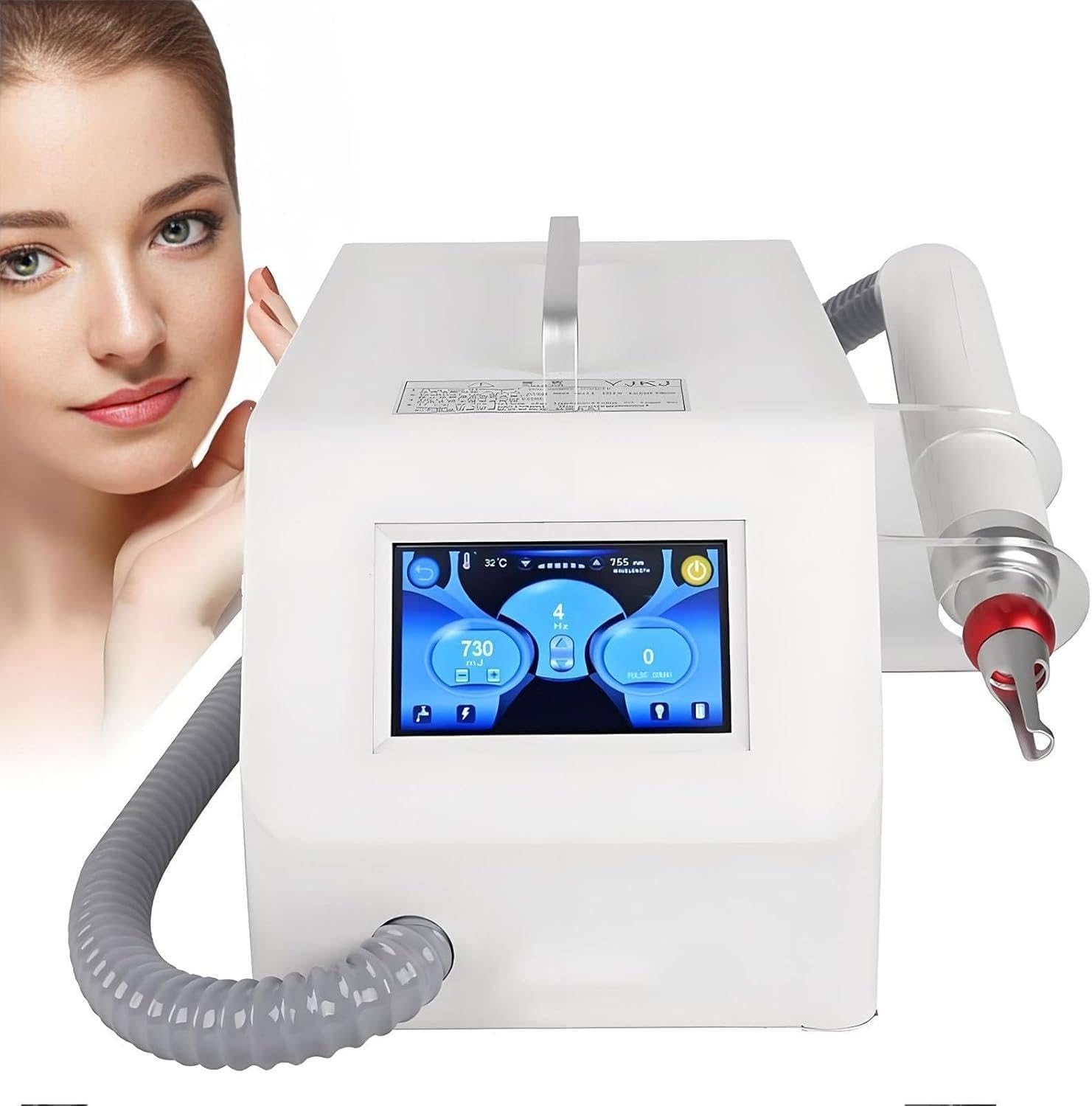 Máquina Profesional para La Eliminación De Tatuajes con 5 Sondas, Tecnología Láser De Picosegundos para La Eliminación De Manchas Oscuras, Dispositivo para Aclarar La Piel