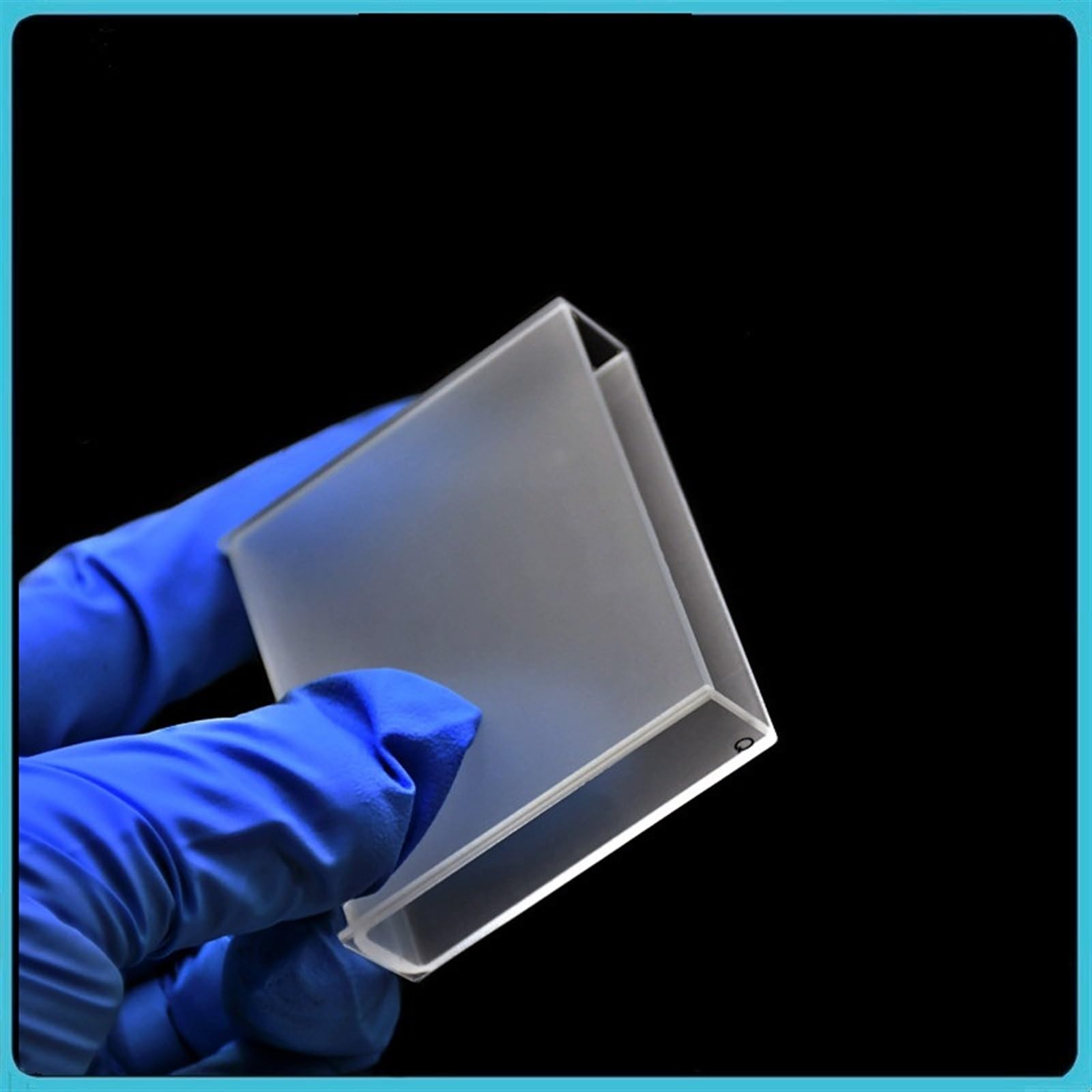 Célula de muestra líquida, Celdas de absorción de cuarzo de 50 mm, cubeta de cuarzo de 17,5 ml for espectrofotómetro, resistentes a ácidos y álcalis, paquete de 2