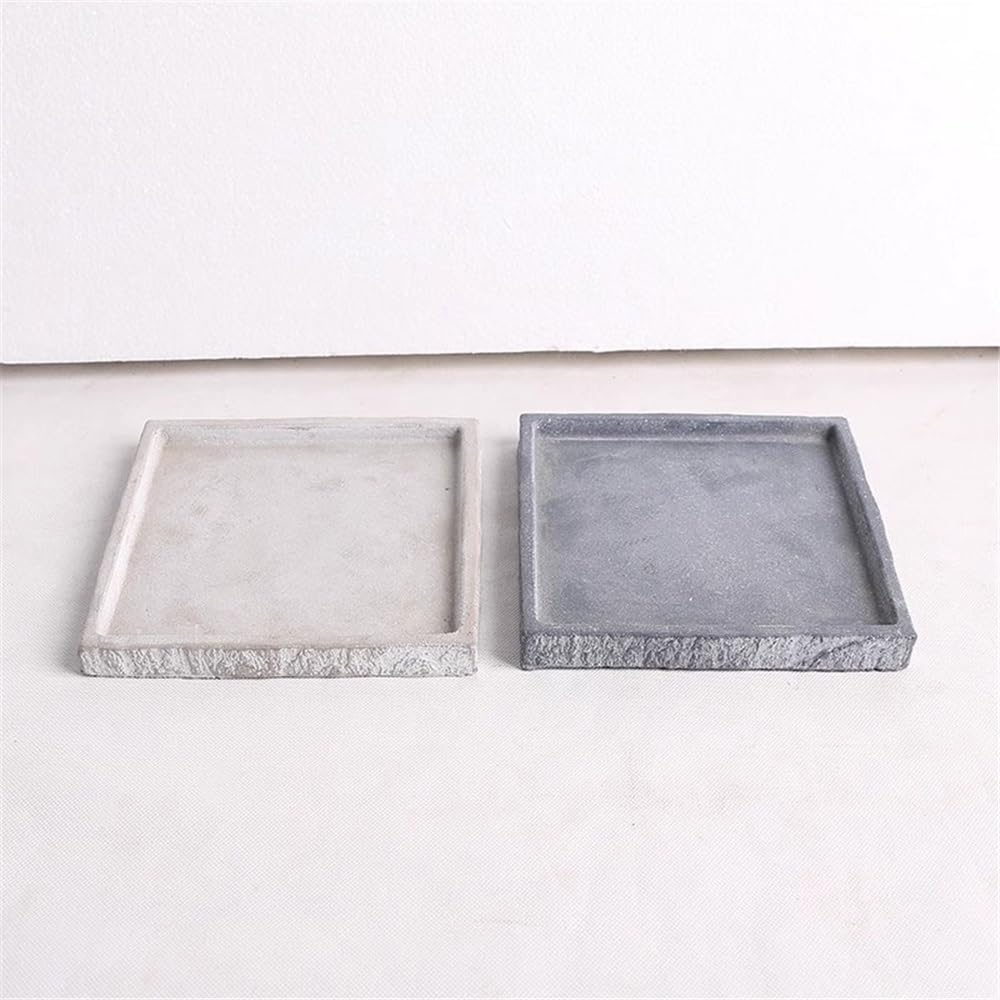 Versatile Sottovaso quadrato for piante artigianali in pietra imitazione(M)