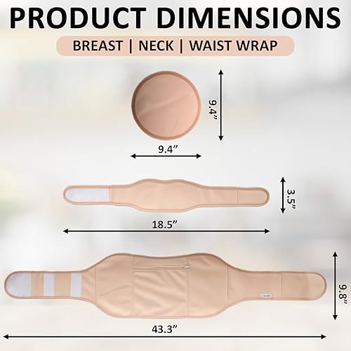 Miniatura 2 de JEENU Paquete de 7 piezas de aceite de ricino, almohadillas reutilizables de algodón orgánico, paquete de aceite de ricino para hígado, cuello y