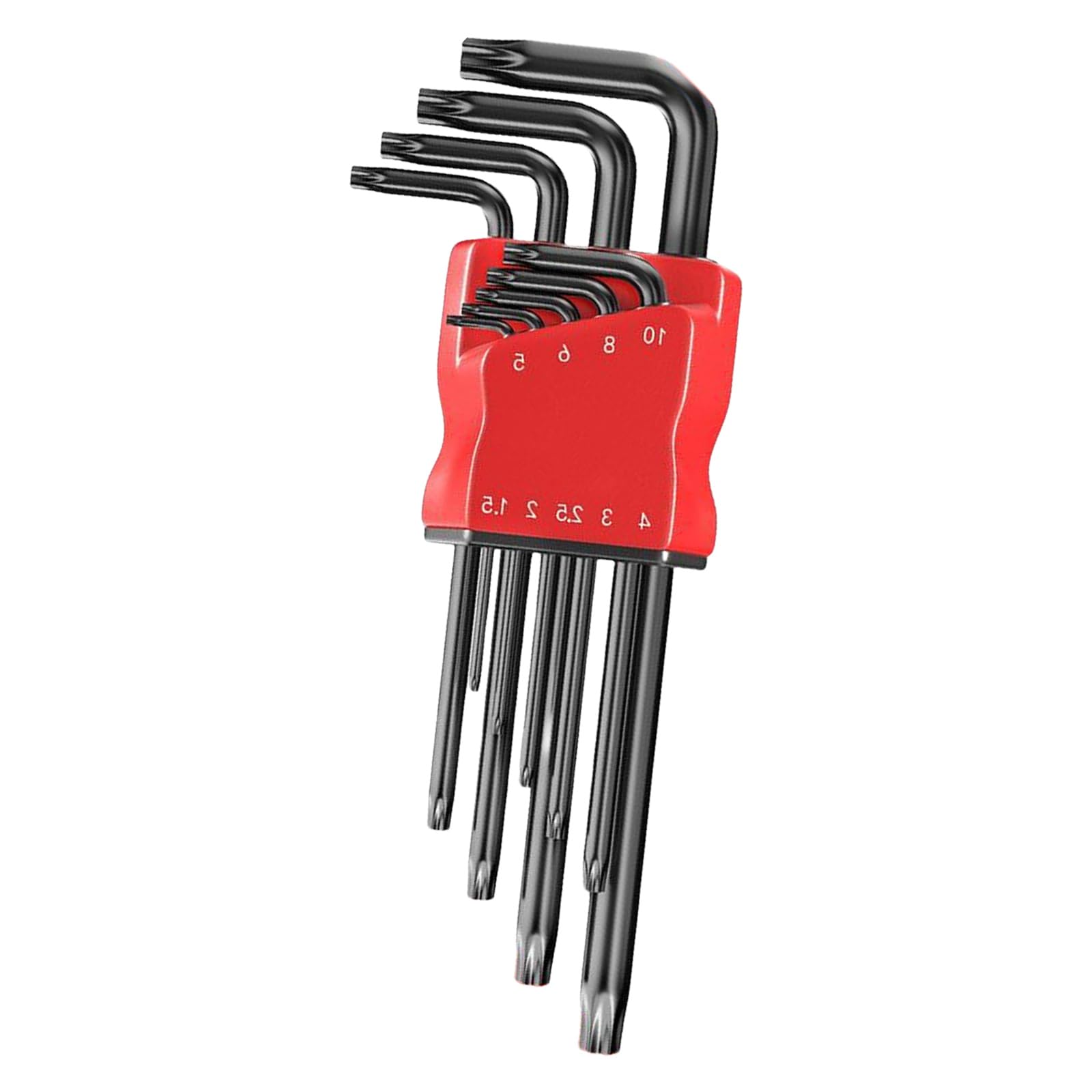 Woedpez Extended Black Flowe Industrial Strength L Shaped Allens Heat Treated Torxs Star Wrench For Durability In Professional Workshops Tool Hexagonal Set Steel