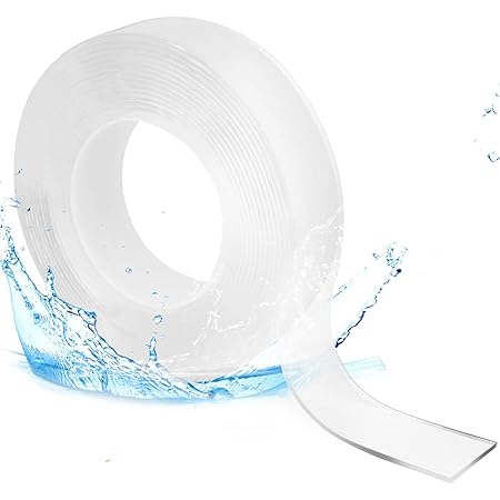 Mitening Doppelseitiges Klebeband Extra Stark, Waschbares Spurloses  Durchsichtiges Klebeband Ablösbar Nano Klebebänder Hitzebeständig  Wiederverwendbare Rutschfeste Montageklebeband (Transparent 6M) :  Amazon.de: Baumarkt