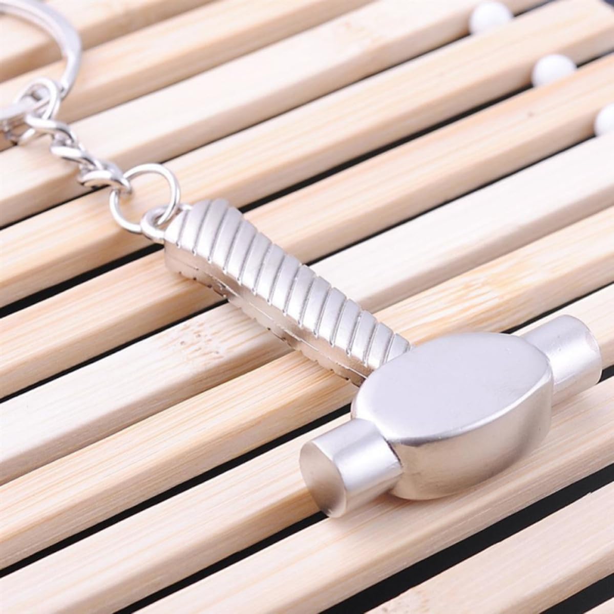 Hammer Shaped Keychain Mini Fashion Accessory Zinc Alloy for Bags image 2