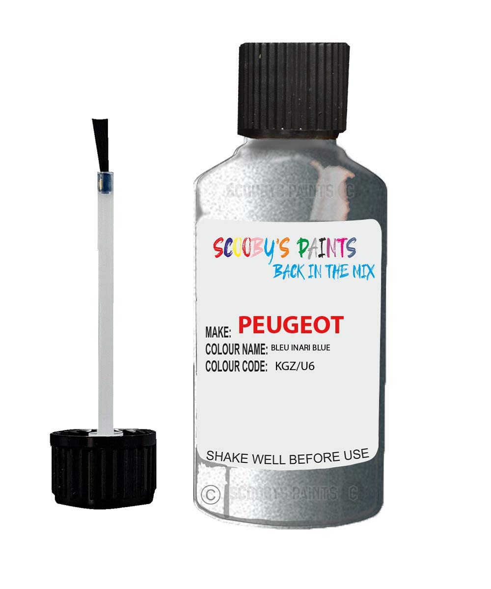 Gift Plaques Uk Blue Scobby Paints Car Scratch Repair Touch Up Paint 20Ml Compatible With Peugeot Bleu Inari Kgz/U6