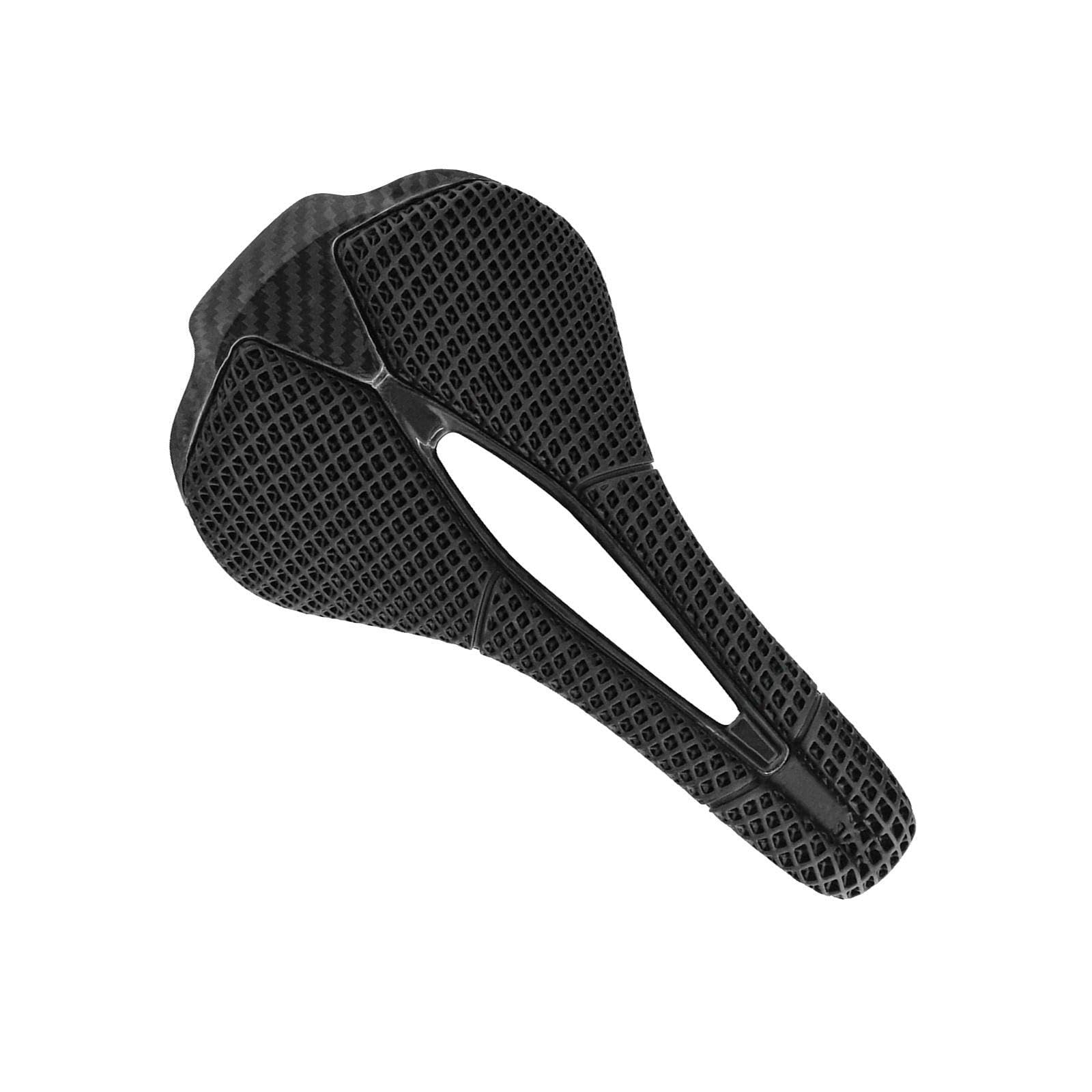Comoda sella pieghevole per bici da strada stampata in 3D, struttura cava leggera per un efficace assorbimento degli urti, sella per bici stampata in 3D, comoda fibra di