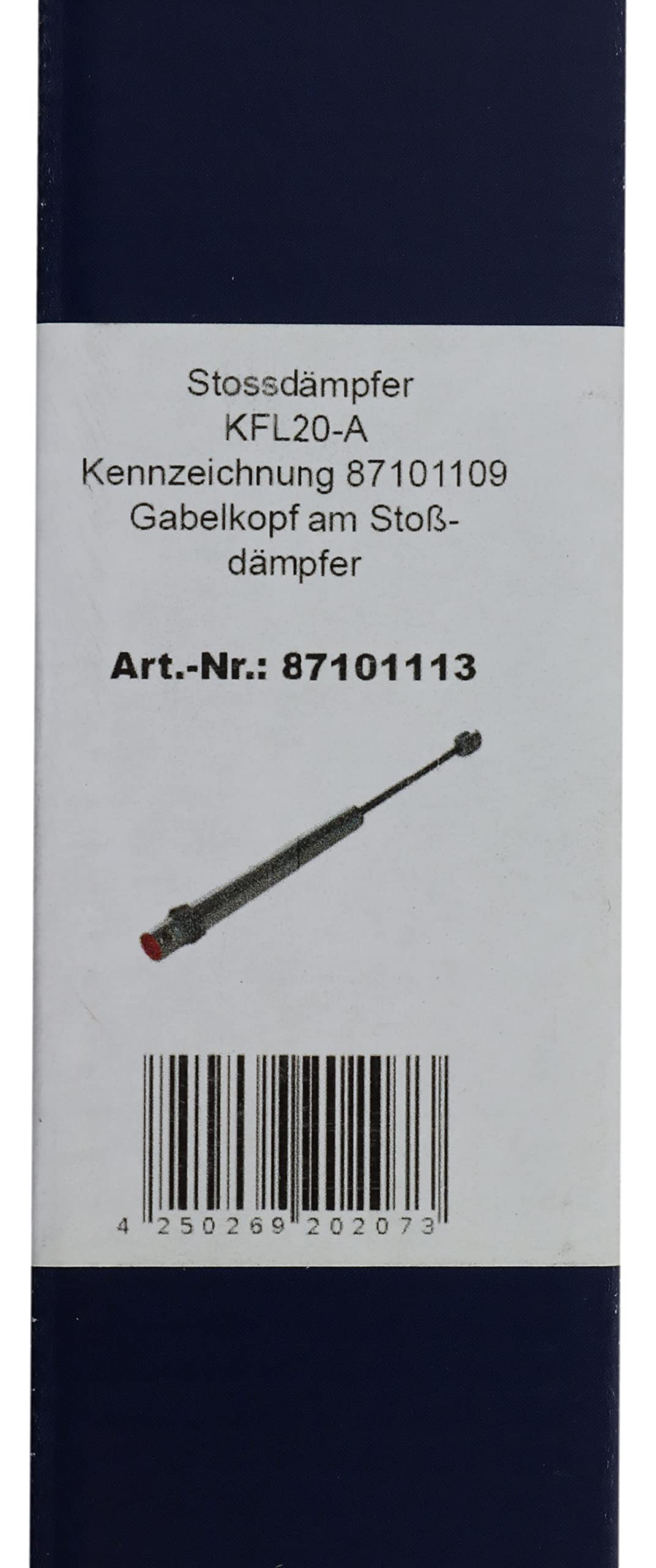 Generisch Knott oryginalny amortyzator do hamulca najazdowego KFL 20 A 87101109 do przyczepy kempingowej Hobby Caravan