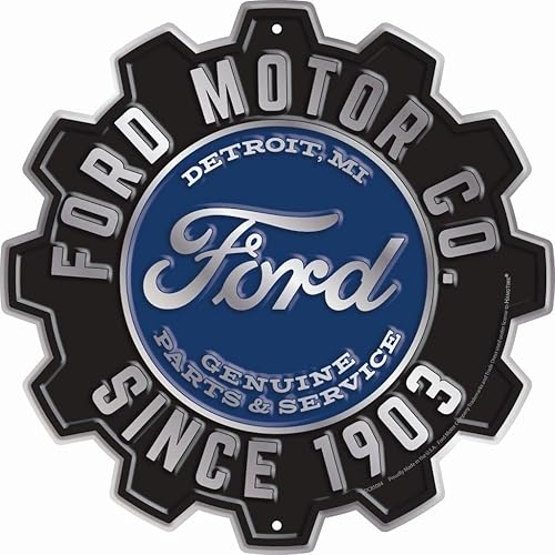 Hangtime Ford Parts - Letrero de engranaje de 12 pulgadas