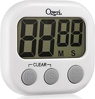 Vista 4 de Ozeri Temporizador de cocina para eventos, color blanco (paquete de 2)