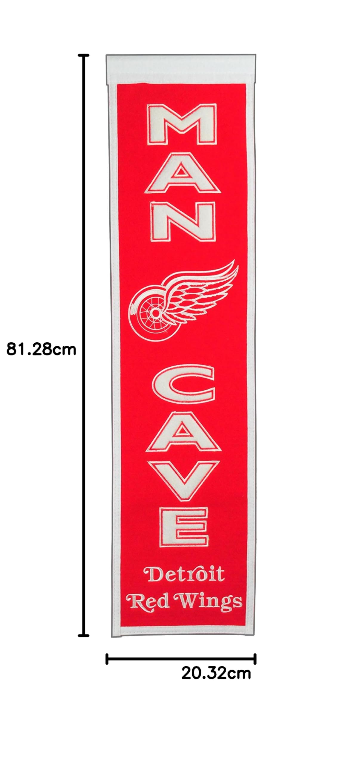 NHL Detroit Red Wings Man Cave Banner