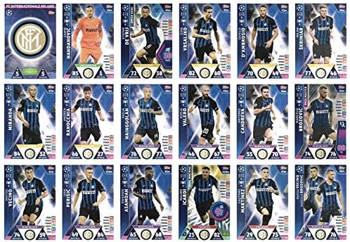 Match ATTAX Champions League 201819 Internazionale Full 18 Card Team Set