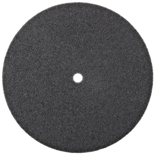 Scotch-Brite EXL Unitized Wheel, Silicon Carbide, 4000 rpm, 8" Diameter, 1/2" Arbor, 2S Fine Grit (Pack of 1)