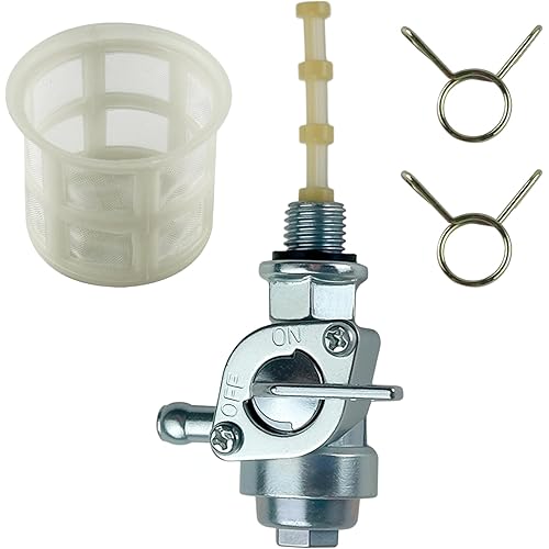 YAMAKATO Generator Petcock Fuel Tank Shut Off Valve Gas Switch 310574GS for Champion Generac 310573GS 193272GS 204743GS All Power Briggs and Stratton etc., M10X1.25mm