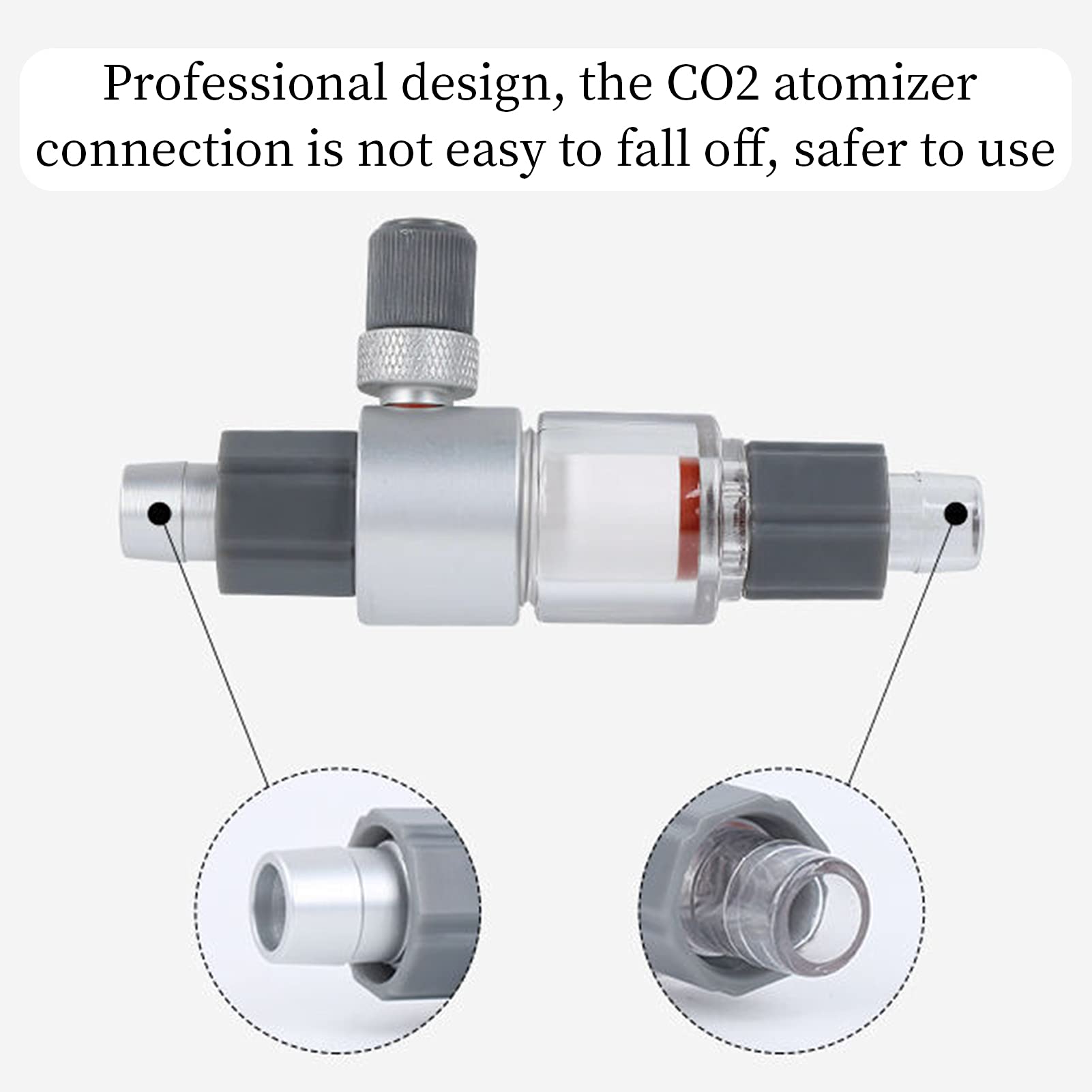 Dyfuzor CO2, atomizer dwutlenku węgla, licznik bąbelków, do akwarium, rozpylacz Co2, do akwarium, dyfuzor akwariowy (12/16 mm)