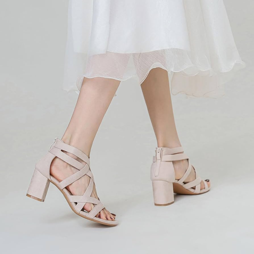 Amazon.com | CPMBFDC Women's Gladiator Sandals Cross Ankle