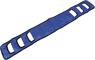 WPKD BLUEIY Cinturón de transferencia para pacientes, acolchado y transpirable, ayuda a la movilidad para ancianos discapacitados, color azul, correa de elevación para asistencia de pie, cinturón de