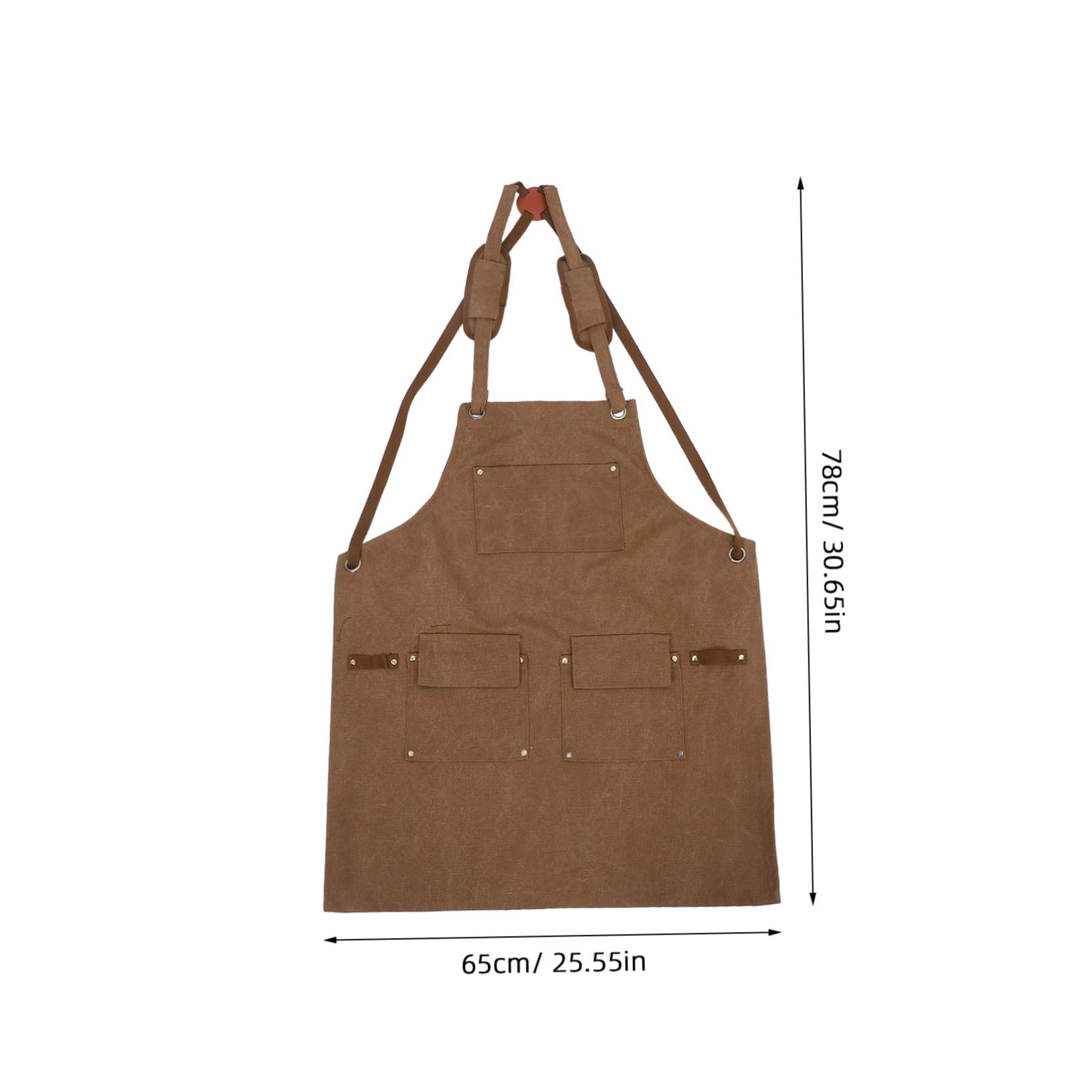 Delantal de Trabajo de Lona Resistente con Múltiples Bolsillos y Tirantes Ajustables Delantal para Carpinteros Jardineros y Chefs Protección Profesional para Cocina y Bricolaje