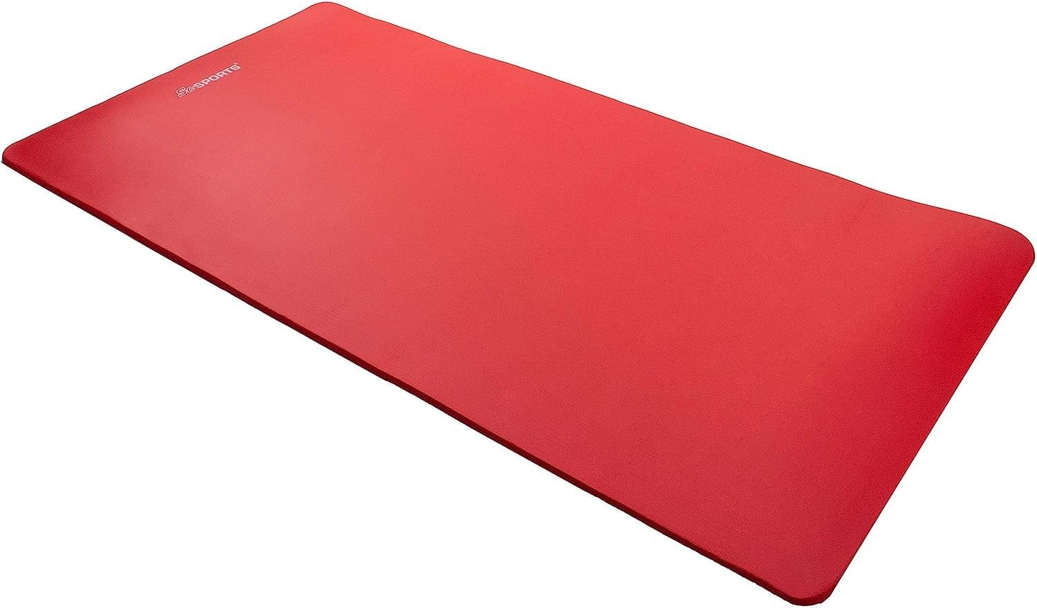 PVC Fitnessmat - 180 x 60 x 1,5 cm - Yogamat met Draagkoord