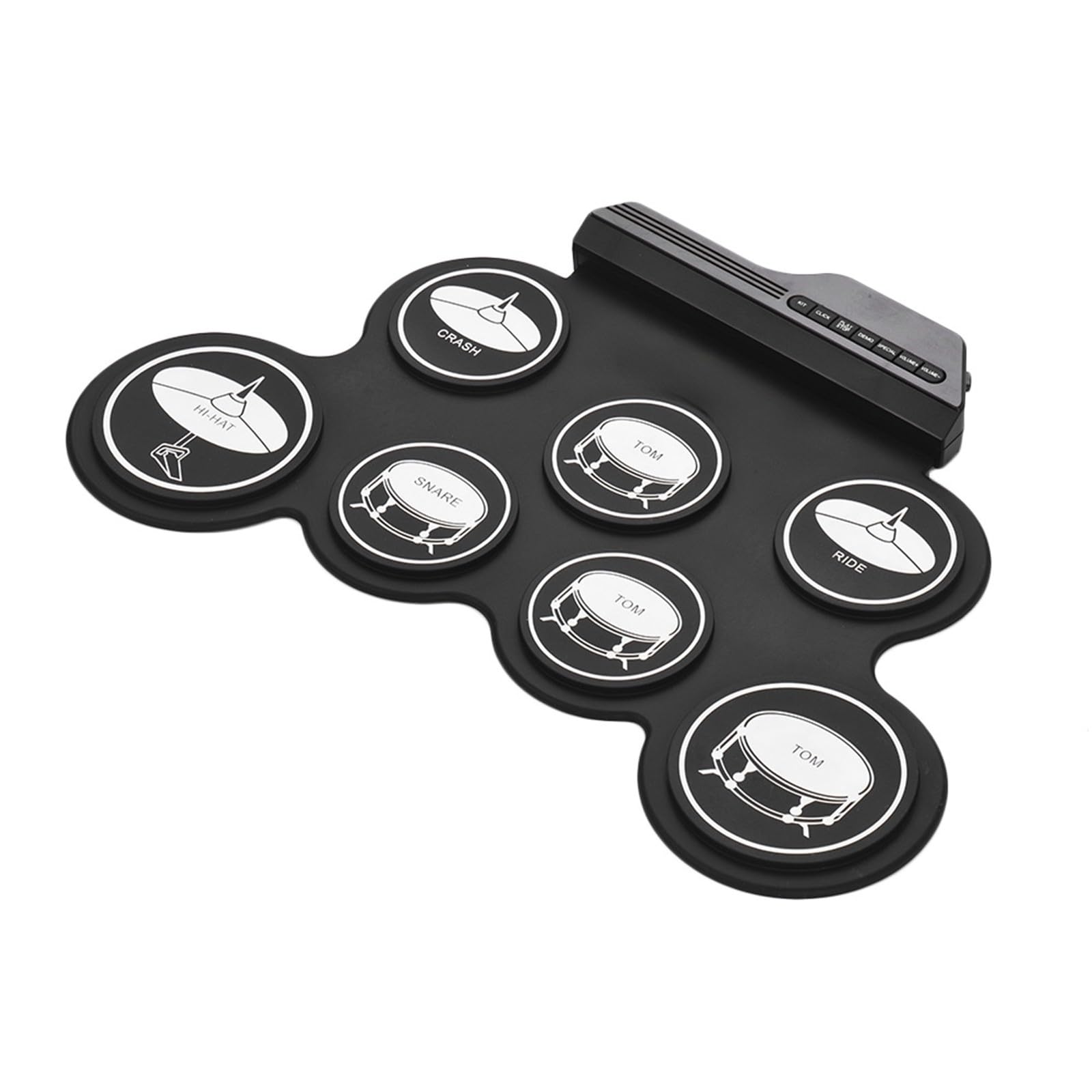 Batteria elettronica portatile USB adatta per gli appassionati di musica con ricca libreria di suoni tra cui ritmi rock per principianti