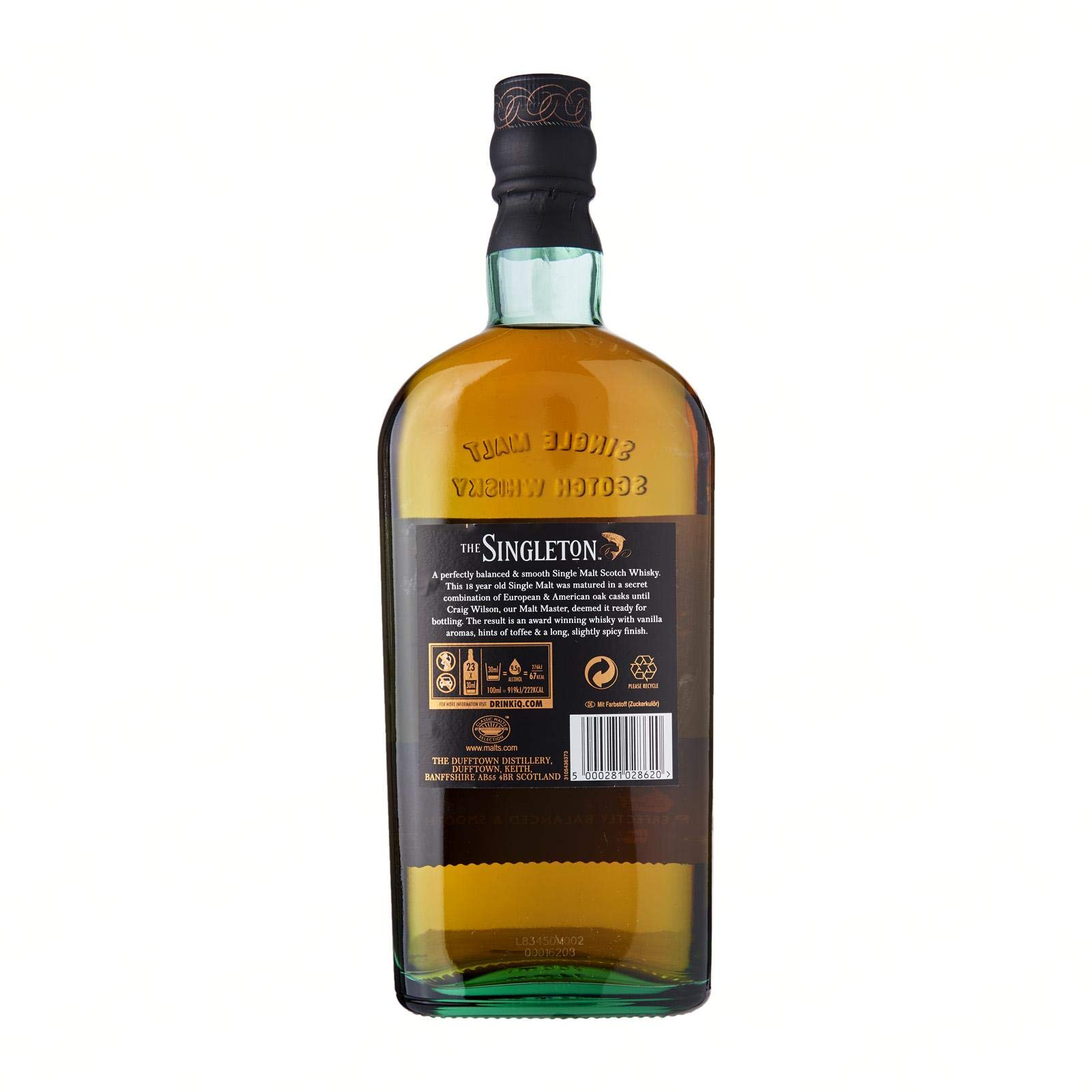 Singleton 18 Year Old Single Malt, 700ml (Packaging may vary