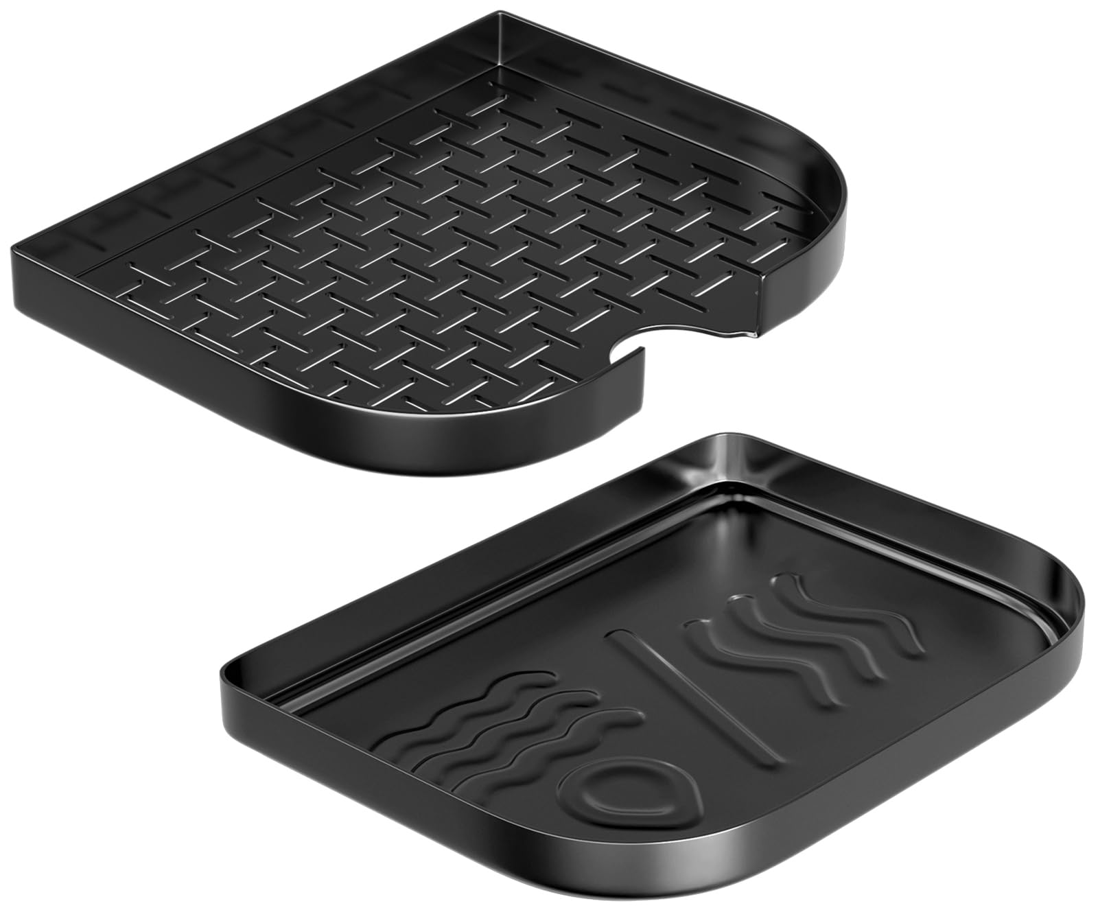 Versatility Expansion Kit for Weber 6613, Weber Lumin Compact Electric Grill, Smoker Accessories Replacement Parts for Weber Smoker Kit, Weber Steam Pan, Smoking Reservoir Pan, Heavy-duty Steel, Black