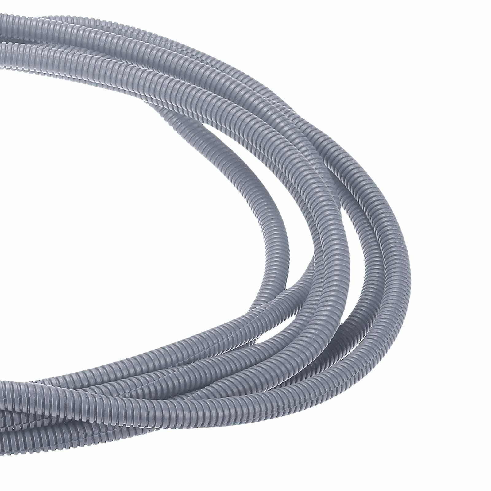 DMiotech 20ft Wire Loom Split Tubing 3/8 Inch(9.5mm) ID Gray