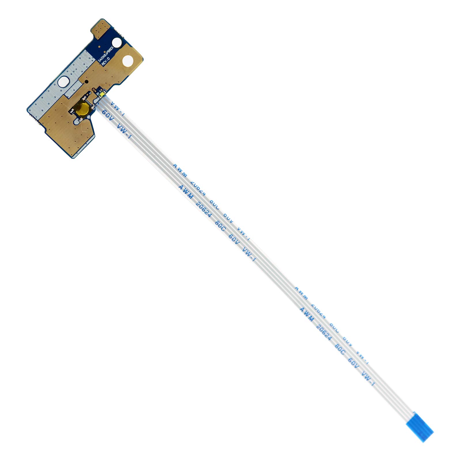 Deal4GO Interruttore ON/OFF pulsante di alimentazione con cavo di ricambio per HP ProBook 450 G3, 450 G4, 455 G4, 470 G4 905754-001 DA0X83PB6D0 DA0X83PB6D2