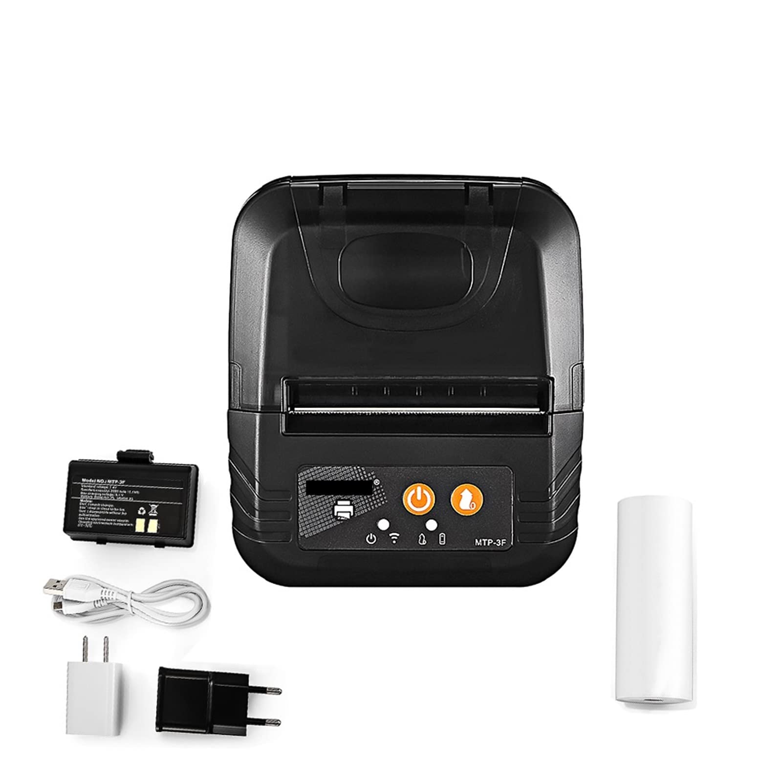 Stampante for ricevute portatile wireless da 80 mm, mini 3 pollici