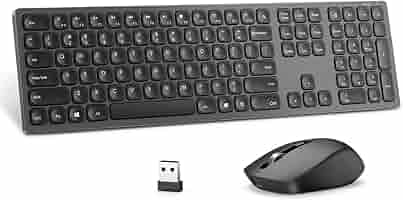 Amazon.com: Rechargeable Wireless Keyboard Mouse Combo