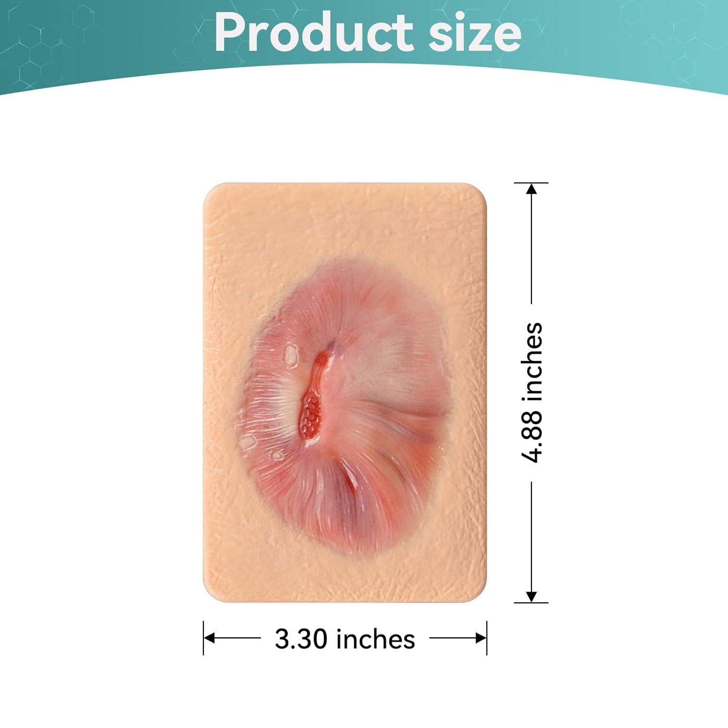 Wound Packing Trainer, Healing Granulation Wound Simulation Models for Medical Education, Wound Care Demonstrations Tool