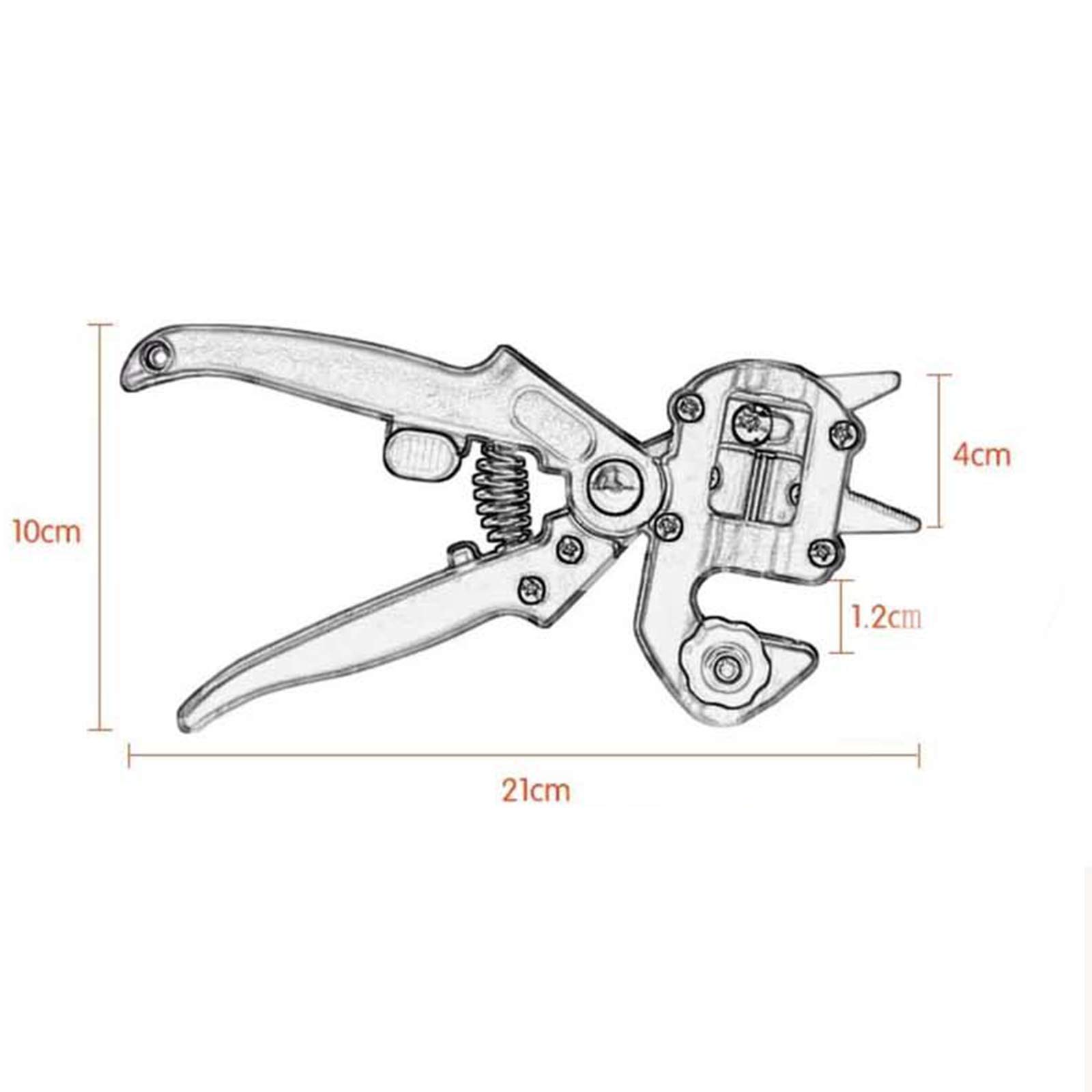 Strumenti di innesto professionale, 2 in 1 strumento di potatura del giardino innestato, pruner di innesto da giardino con 2 lame sostituibili, taglio di taglio a forbici di taglio