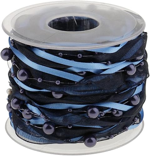 Miniatura 2 de TOOYFUL 10 guirnaldas Ogranza – Guirnalda de perlas decorativas con cordón para manualidades, guirnalda de boda, bola de flores, decoración de