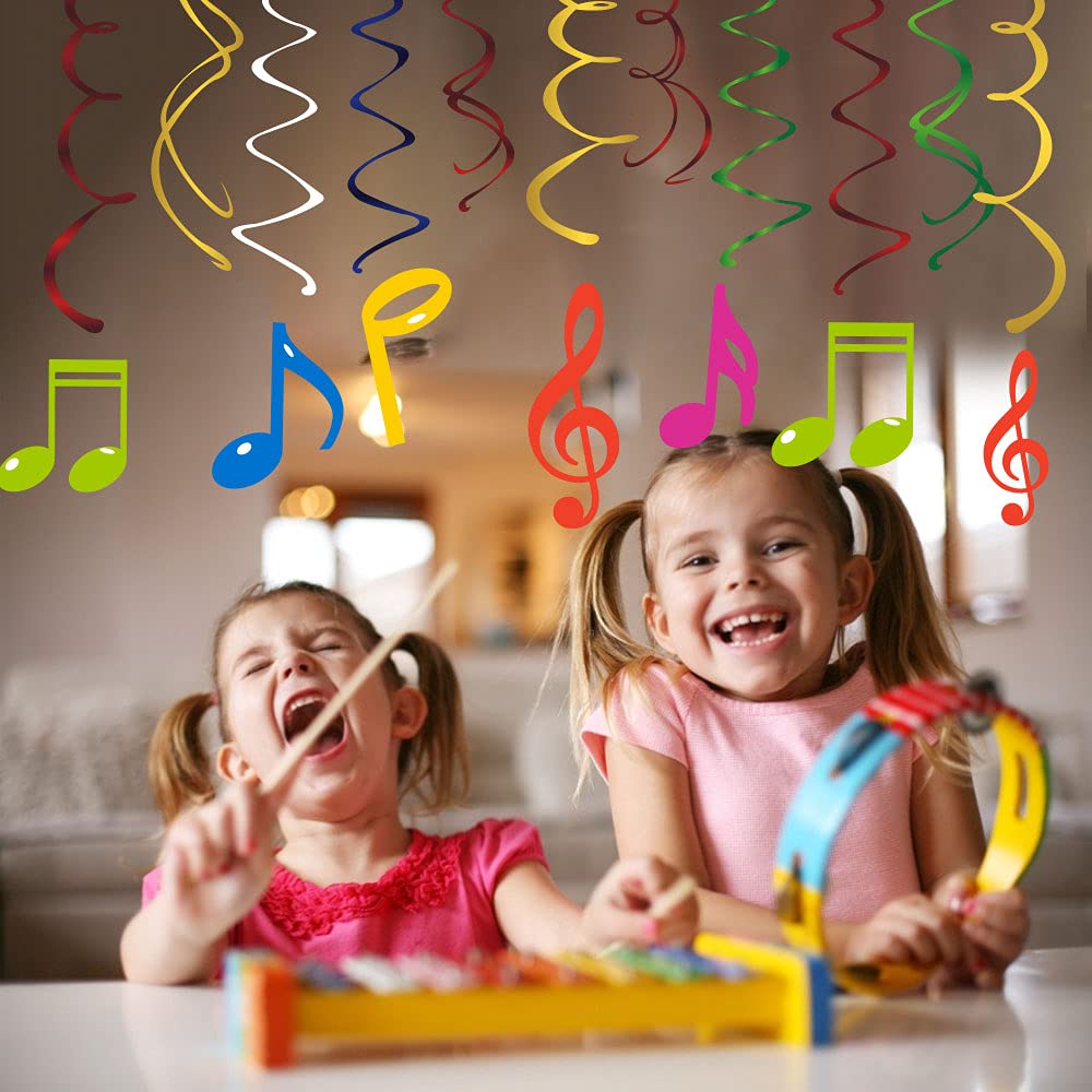 Amazon.co.jp: Konsait 音符 マルチカラー ハンギングスワール