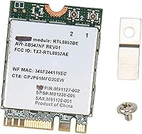Vista 1 de Acogedor RTL8852BE Tarjeta de red M.2, adaptador NIC de 1800 Mbps, mini tarjeta PCIE WiFi compatible con Bluetooth 5.2, banda 2.4G 5G
