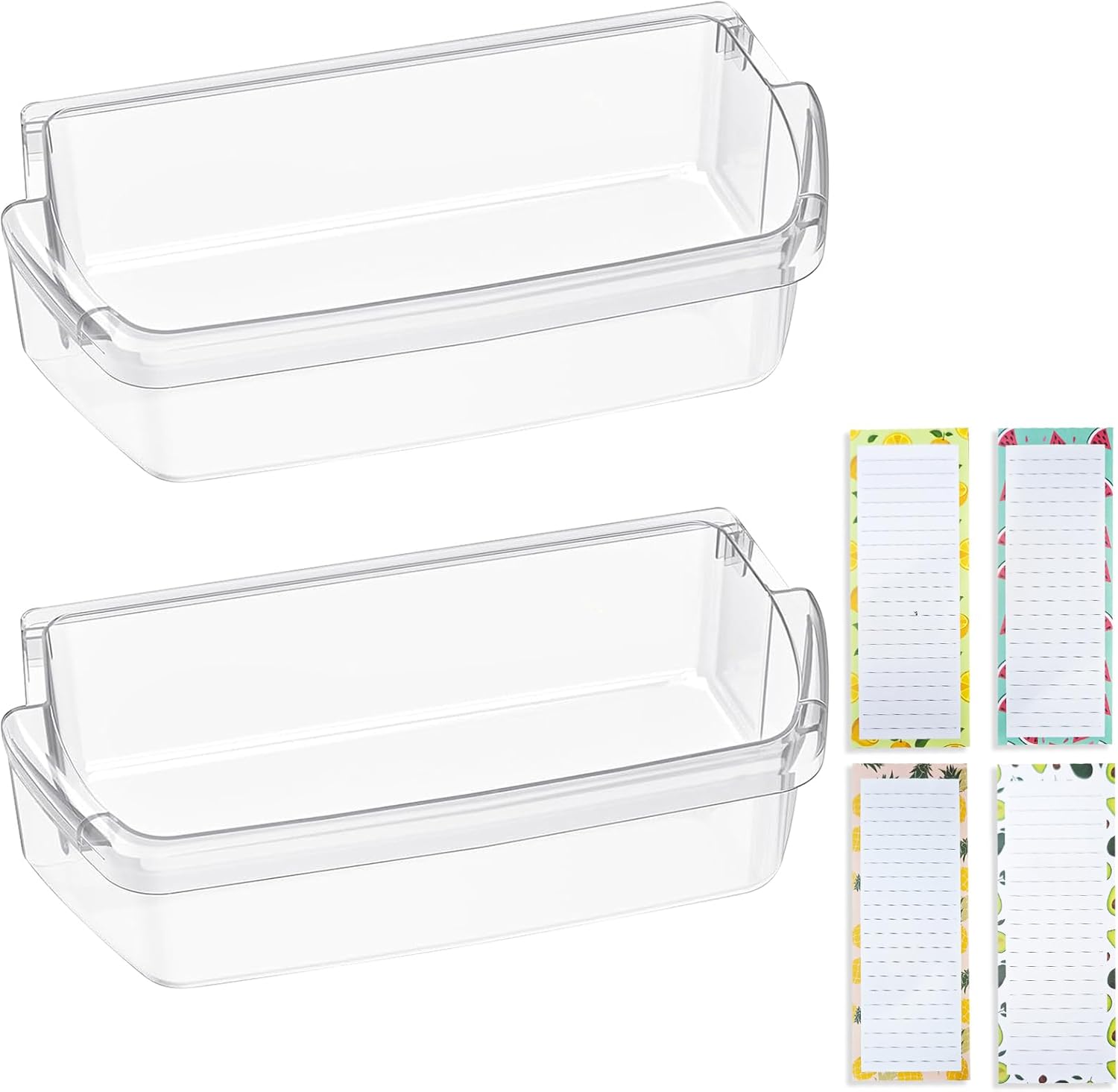 [2 PACK] Upgraded W10803530 Refrigerator Door Shelf Replacement for Whirlpool Refrigerator Door Shelf Bin,W10582649 for Maytag Whirlpool Fridge Door Shelf Parts WRT311FZDW01 WRT311FZDW00 Door Shelves