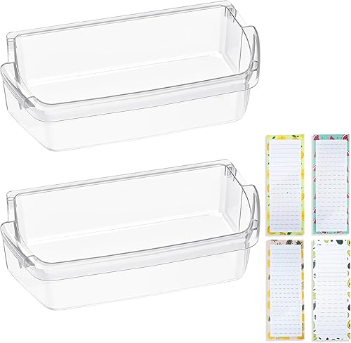 Paquete de 2 W10803530 actualizado para repisa de puerta de refrigerador Whirlpool para estante de puerta de refrigerador Whirlpool, W10582649 para