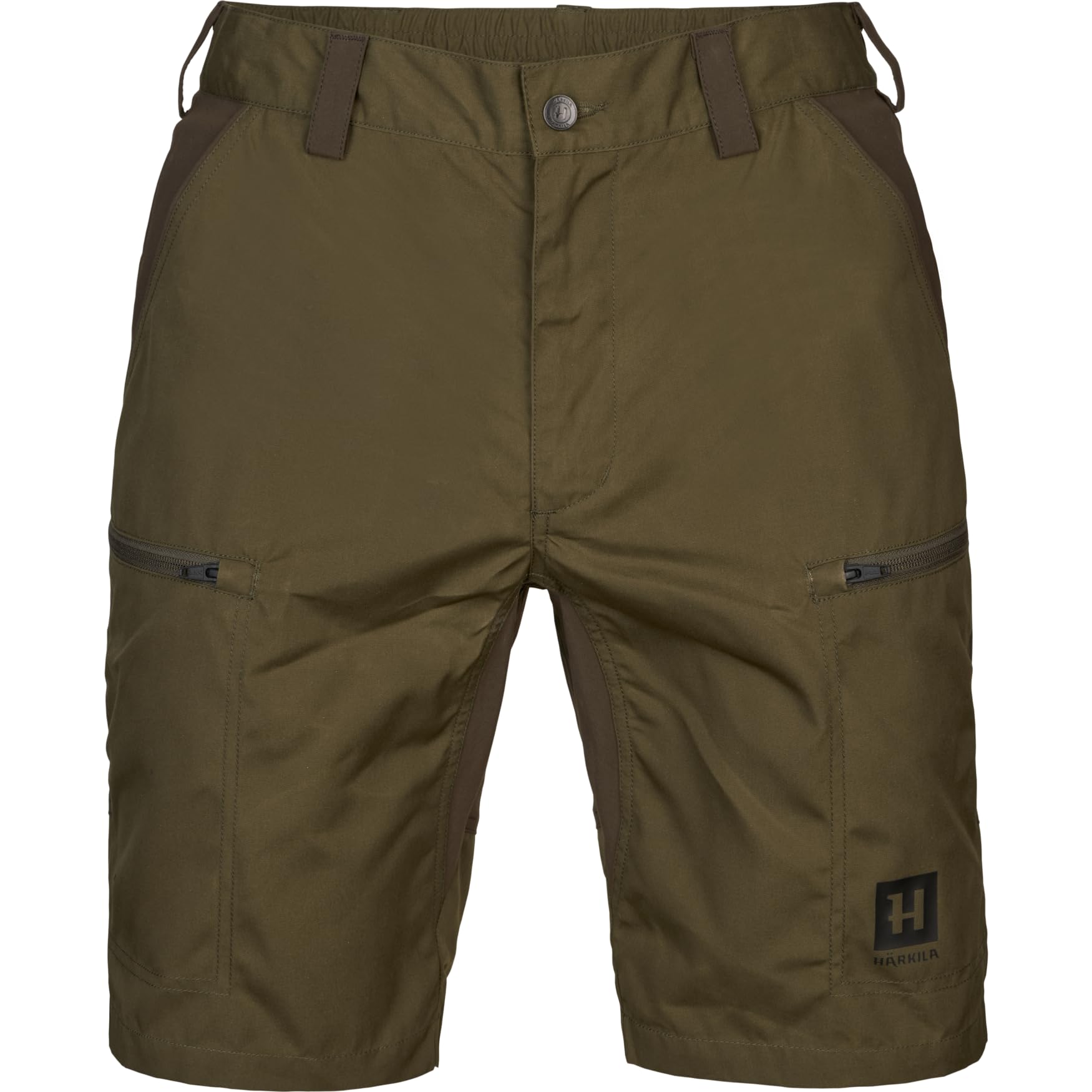 Härkila | Fjell Shorts | Professionelle Jagd Kleidung & Jagd Zubehör | Skandinavische Qualität Made to Last | Farbe: Dark Olive/Willow Green, 48