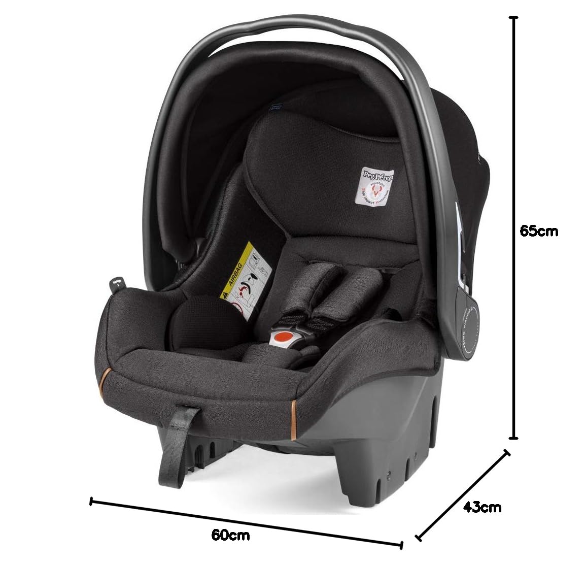 Peg Perego Primo Viaggio SL Baby Car Seat - Ebony: Buy Online at