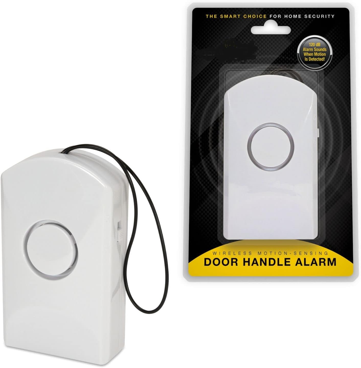 Home Security System Door Alarm Vibration Triggered Loud Hanging Door