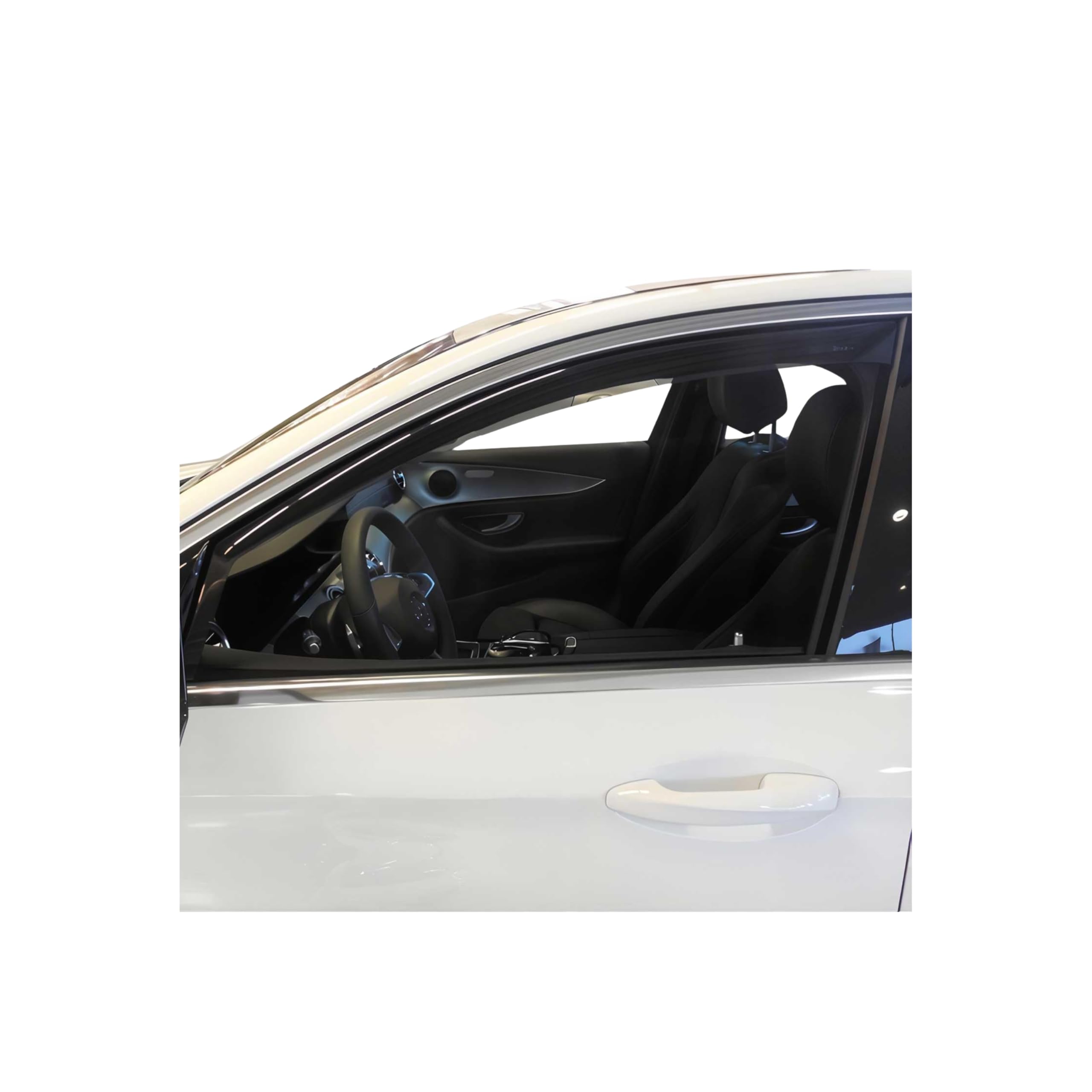 Windabweiser Regenabweiser kompatibel mit Mercedes E Klasse W213 S213 Dunkel Acryl 2tlg