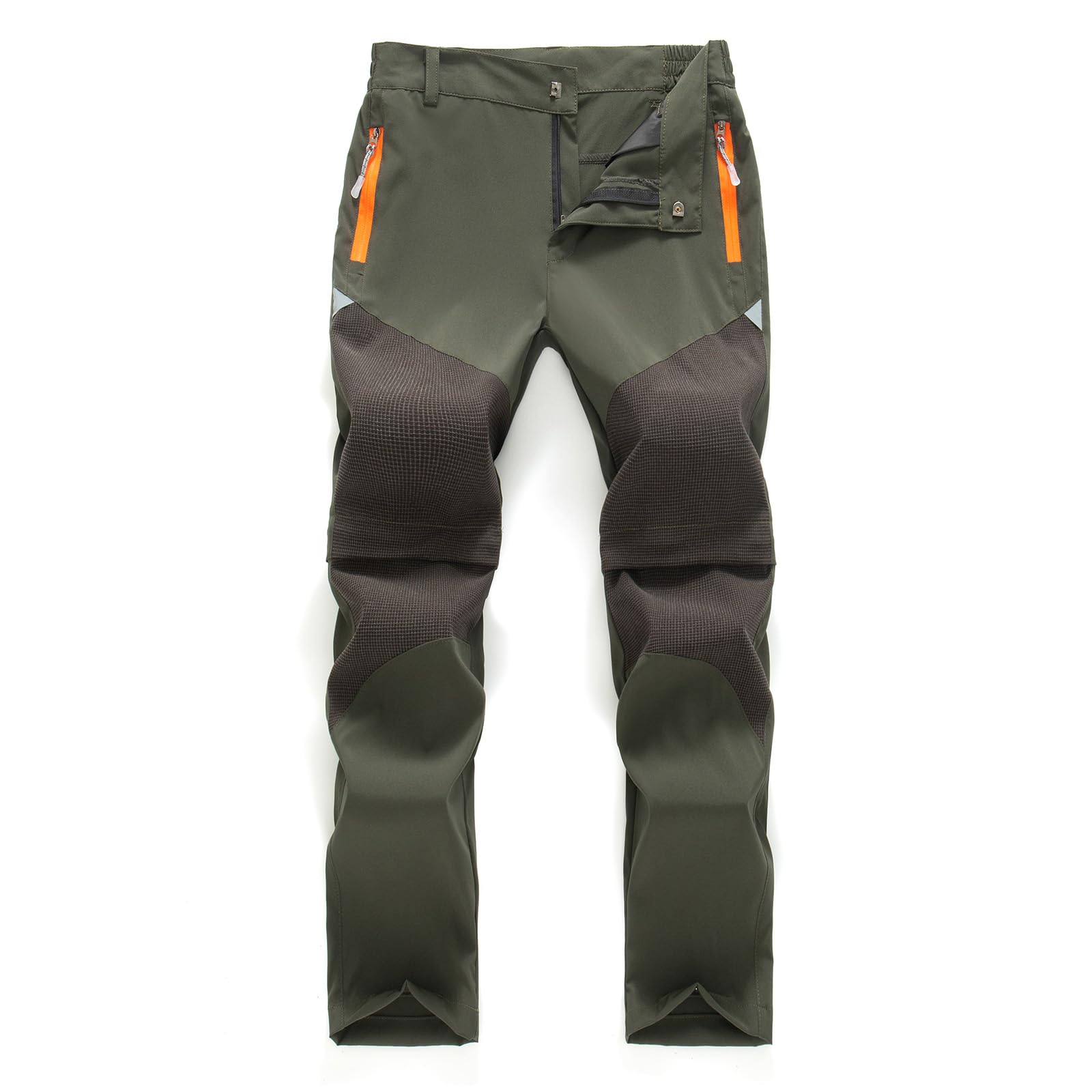 SUKUTU Pantaloni con Zip 2 in 1 per Bambini, Ragazzi, Ragazze, Pantaloni Estivi da Trekking ad Asciugatura Rapida, Pantaloni Corti Leggeri per l'outdoor