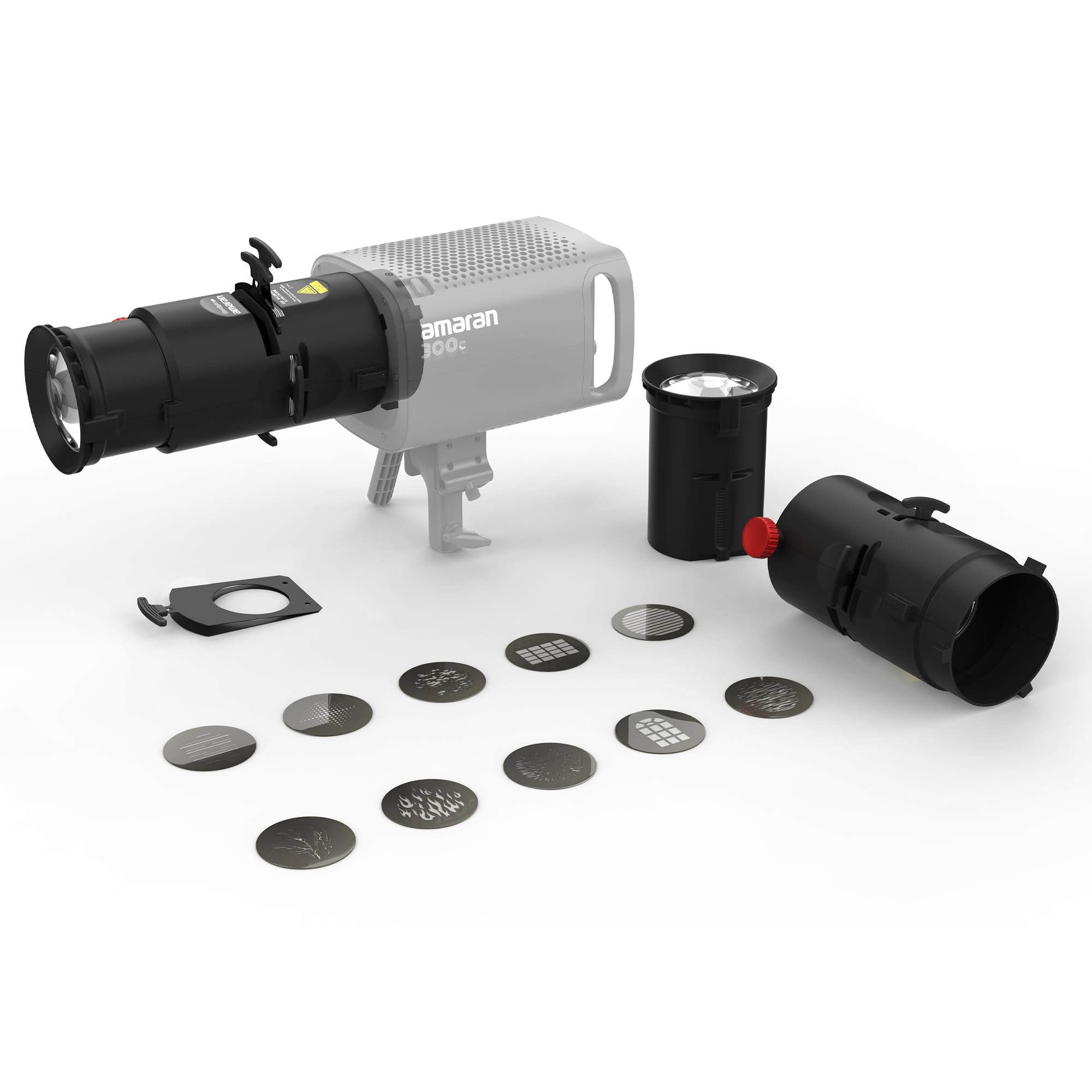 Aputure Amaran Spotlight SE Kit de lentilles de projection de précision 19° pour Amaran 300C 150C 200xS LS 300x, compatible avec Bowens Mount jusqu'à 300W