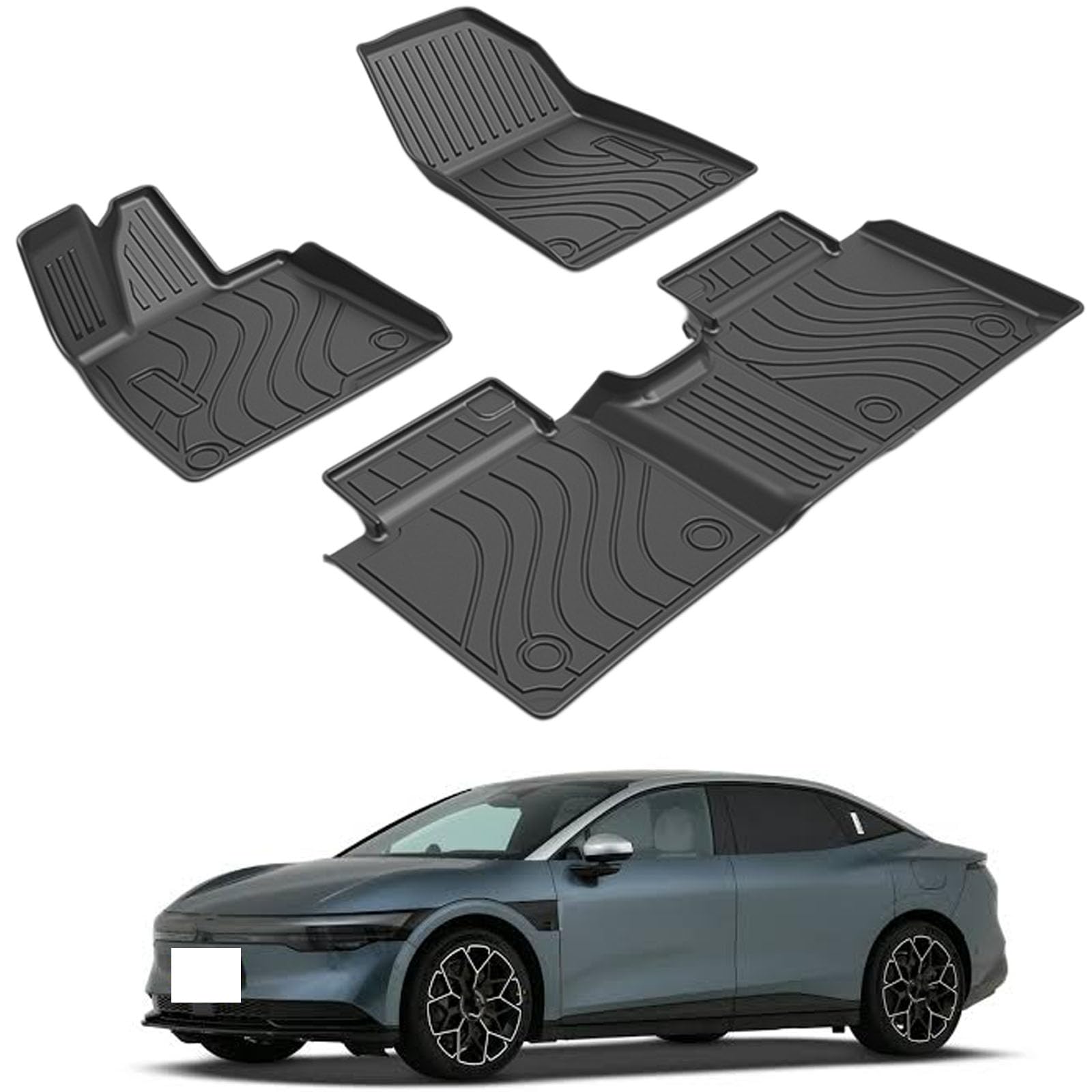 PAPEP Floor Mats for ZEEKR 007 2024-2025 RHD