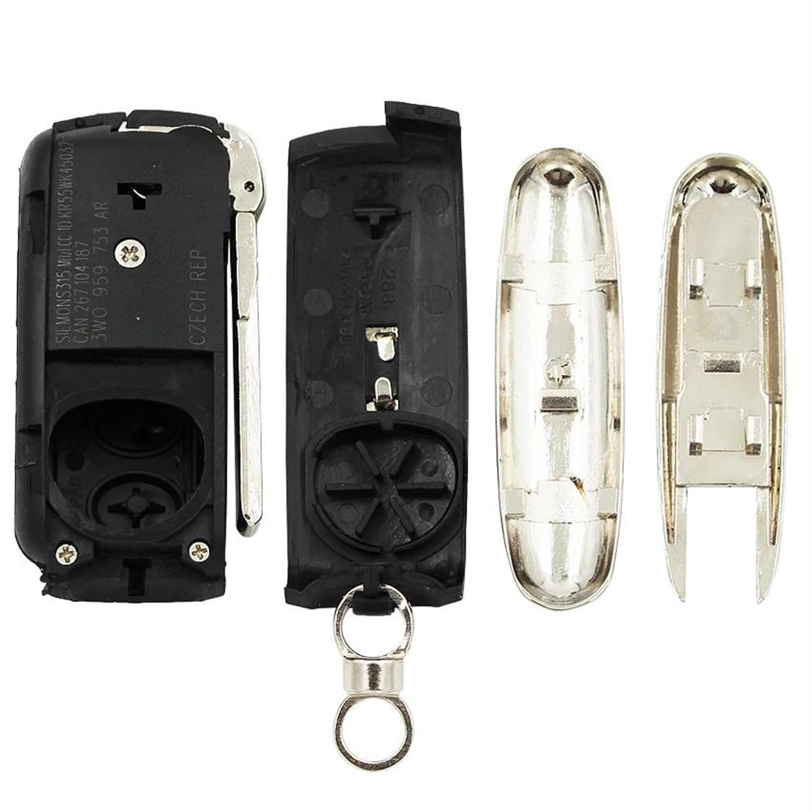 Carcasa Llave Coche Compatible Con Bentley Para Continental 2004 2005 2006 2007 2008 2009 2010 2011 2012 2013 2014 1 Uds. Carcasa Para Llave Remota De Coche, Carcasa Para Llave De Coche