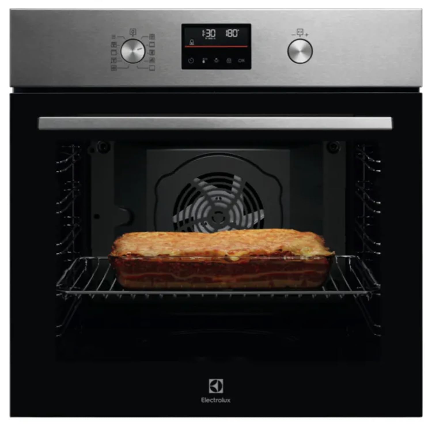 LOF4P46TX Einbau-Backofen Umluft Multifunktionsbackofen 72 Liter Energieklasse A+