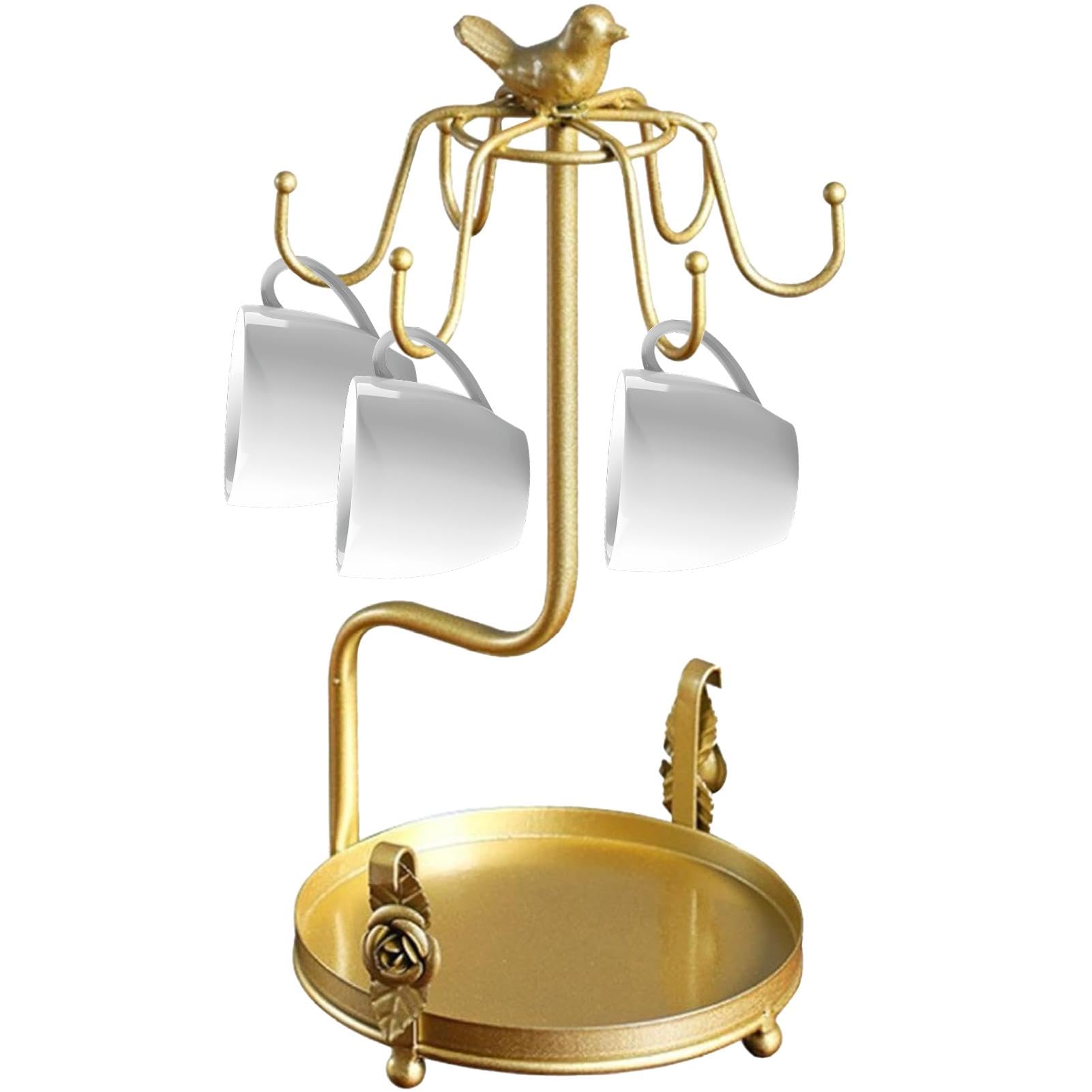Porte-Mugs Élégant - Métal - Porte-Mugs - Rangement Cuisine -